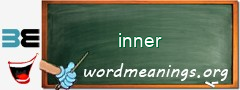 WordMeaning blackboard for inner